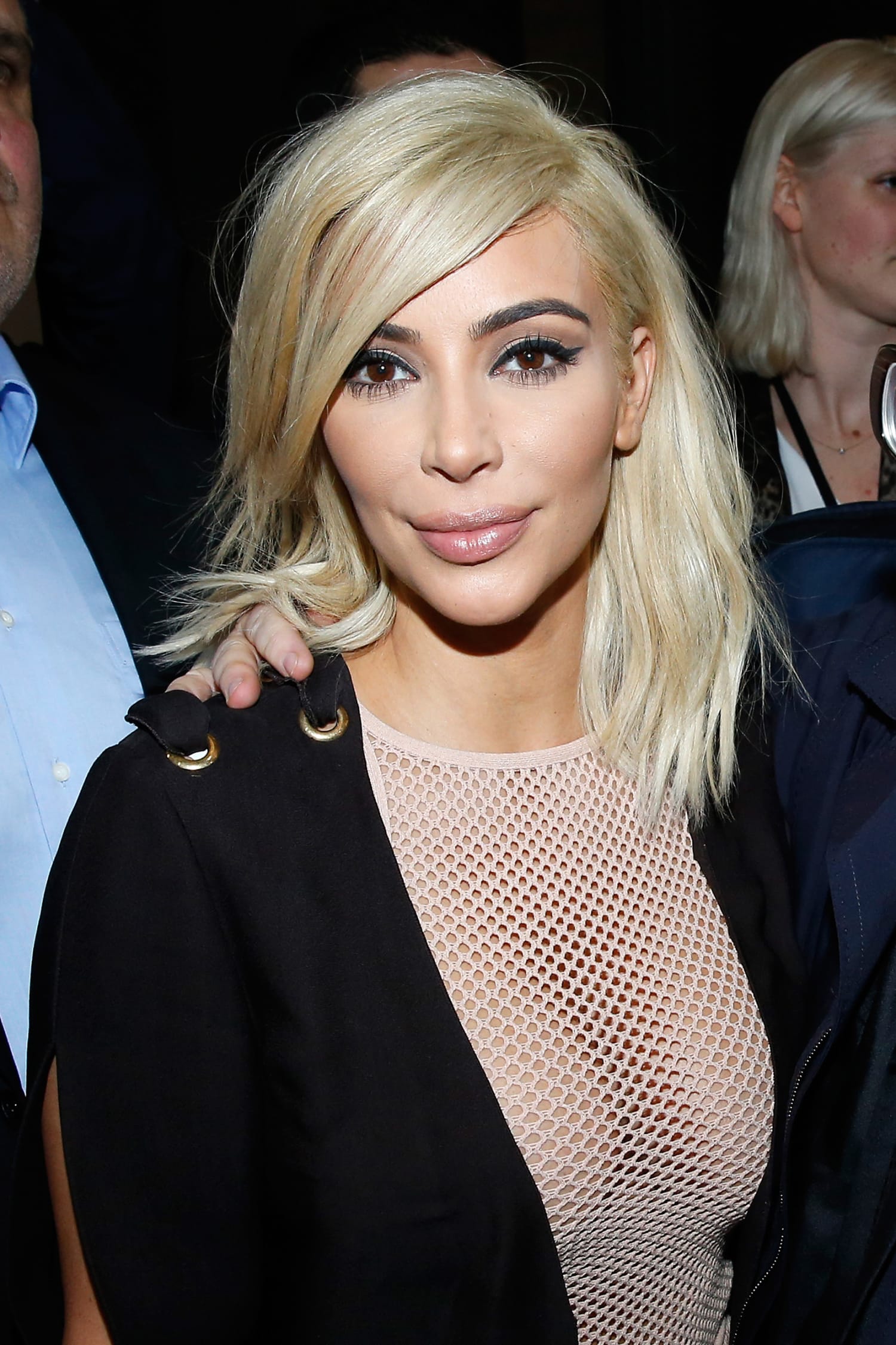 See Kim Kardashian West's new honey-blond hair color