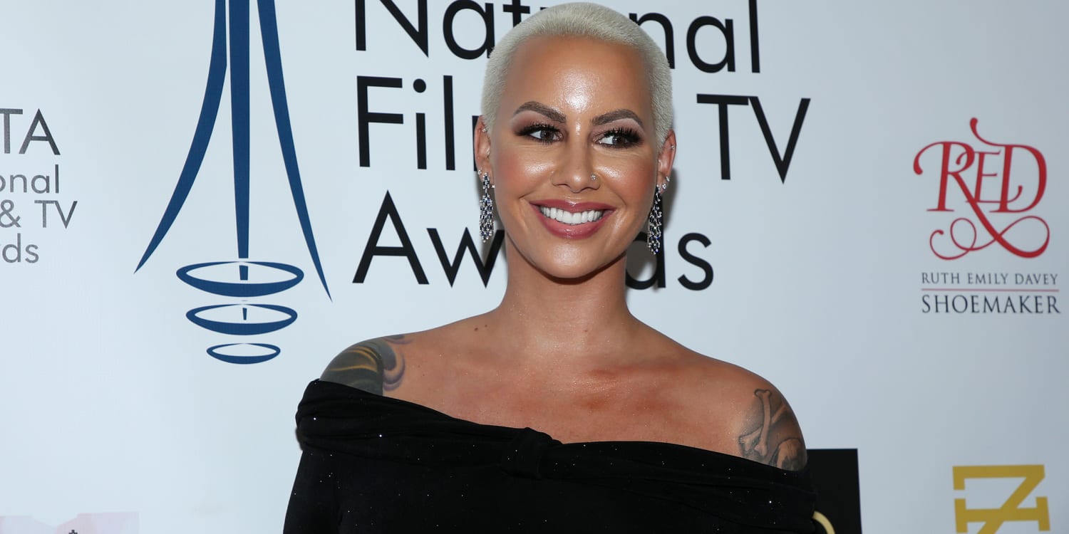 Amber Rose shows off her enormous new face tattoo of her sons names   Irish Mirror Online