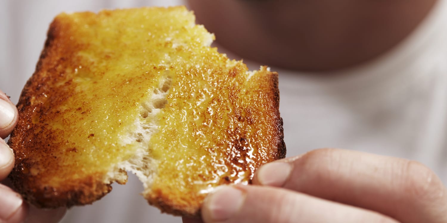 Is this the perfect piece of toast? People are divided over this buttered  bread