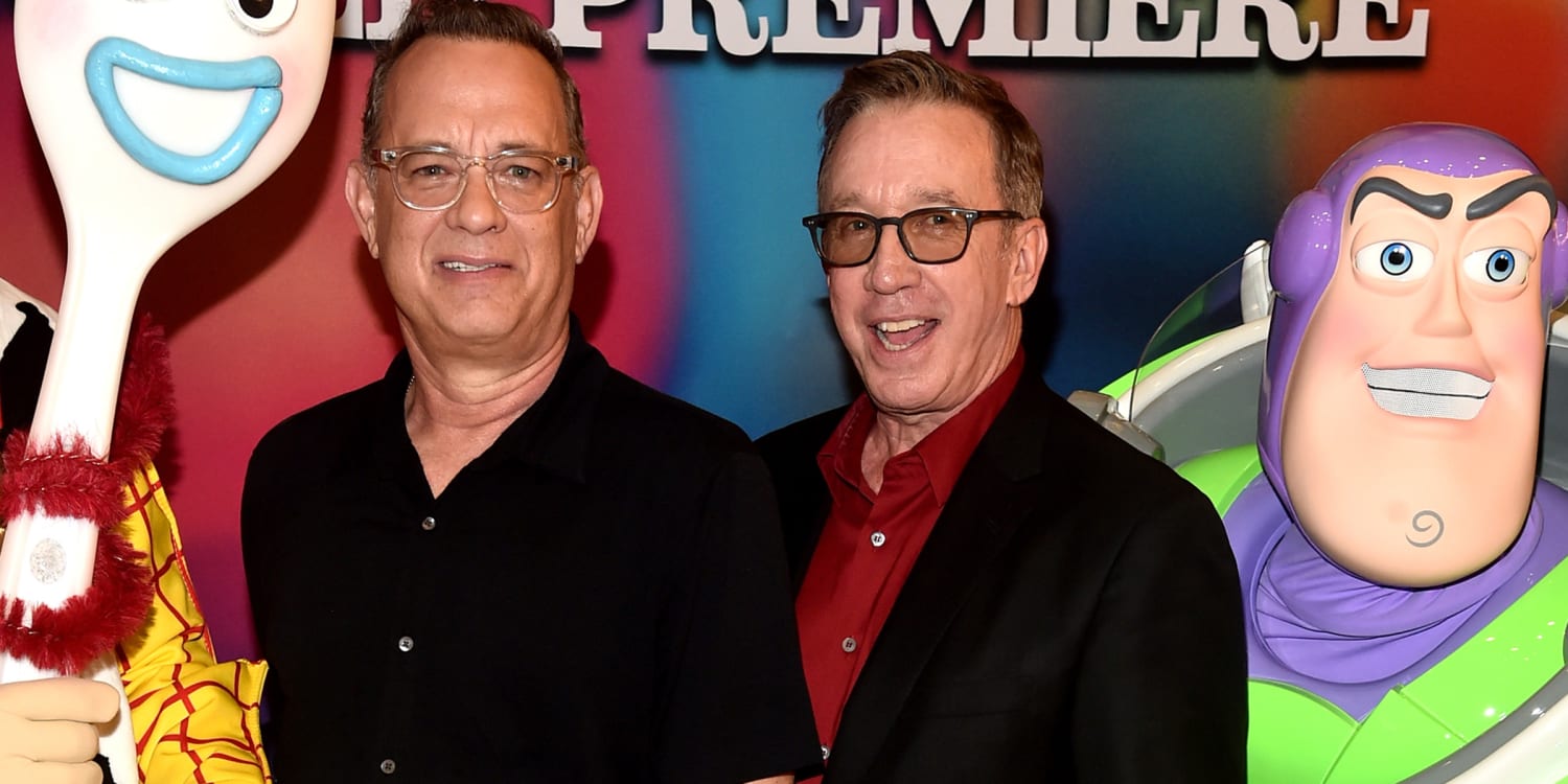 Tal til omfatte analyse Tim Allen offers words of support to Tom Hanks, Rita Wilson