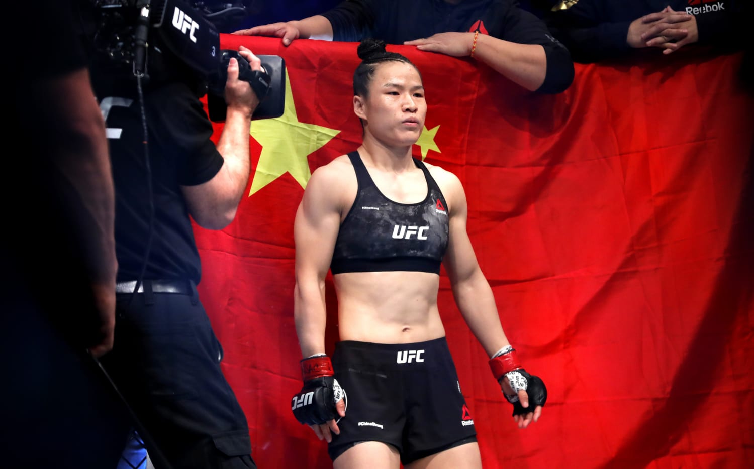 China's first UFC champion uses win to push during coronavirus