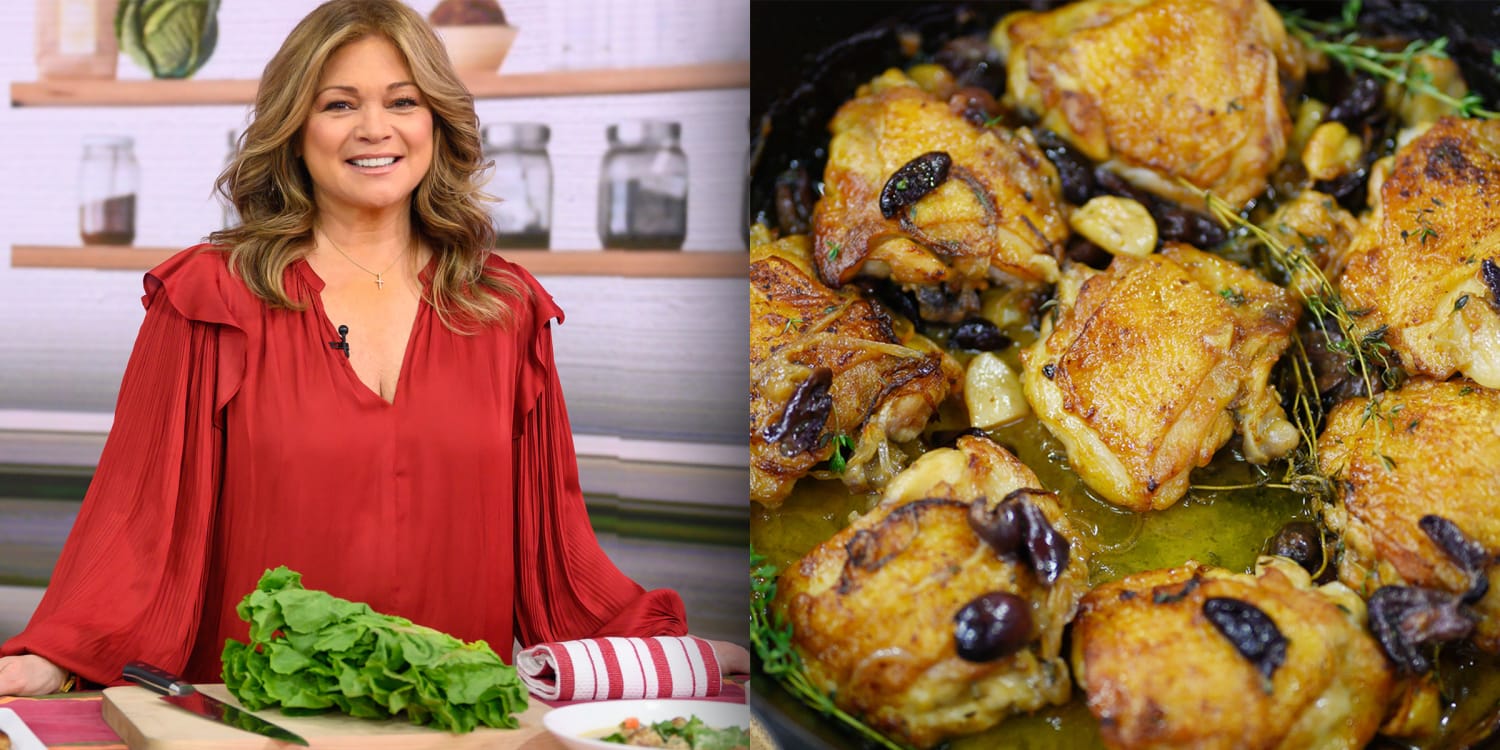 5 easy chicken recipes from Valerie Bertinelli.
