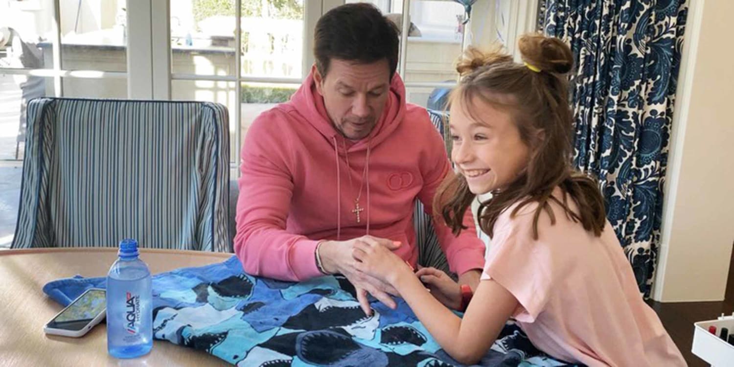 Mark Wahlberg and his wife Rhea Durham take their daughter Grace