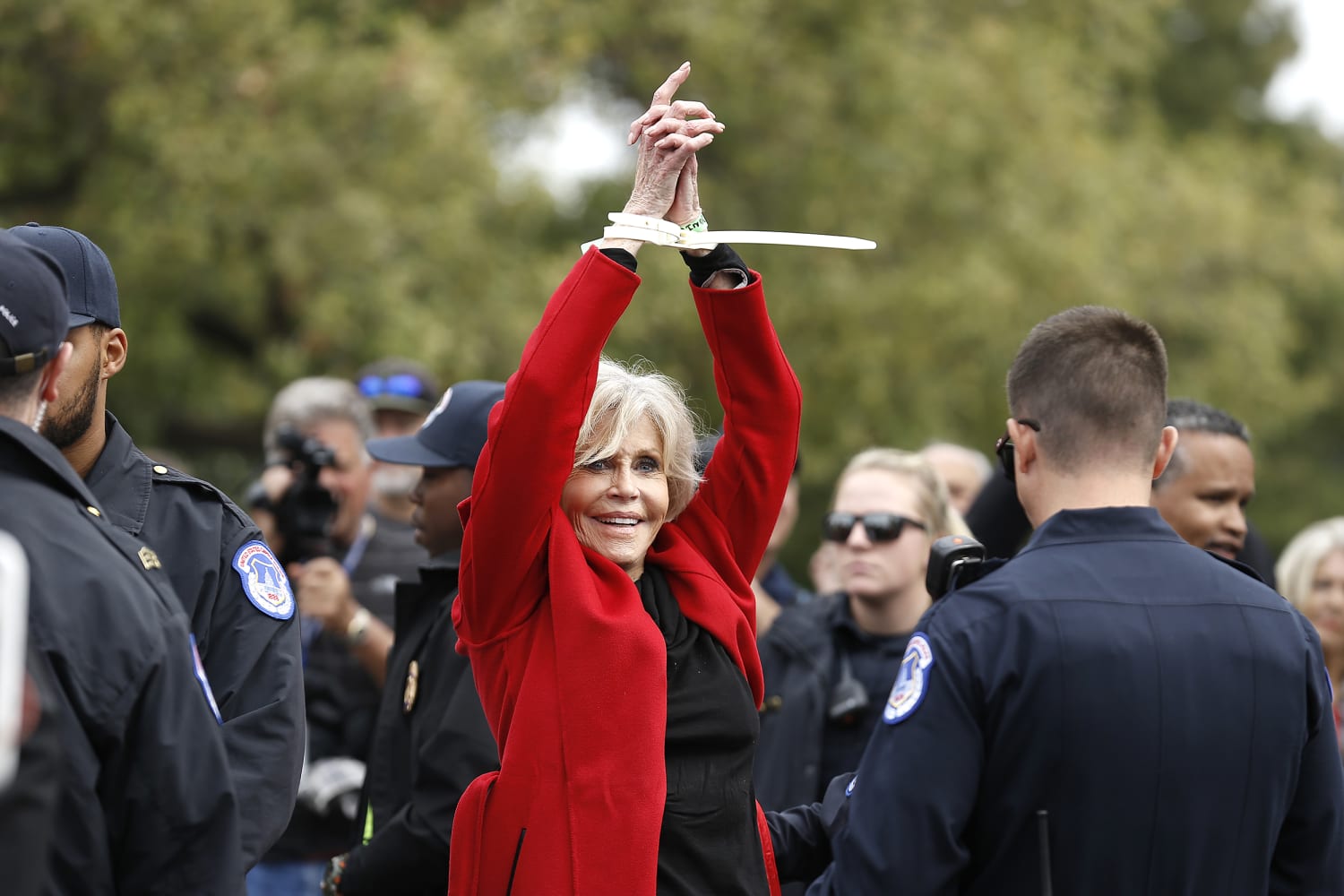 Jane Fonda '80s moves on TikTok for Fire Drill Friday