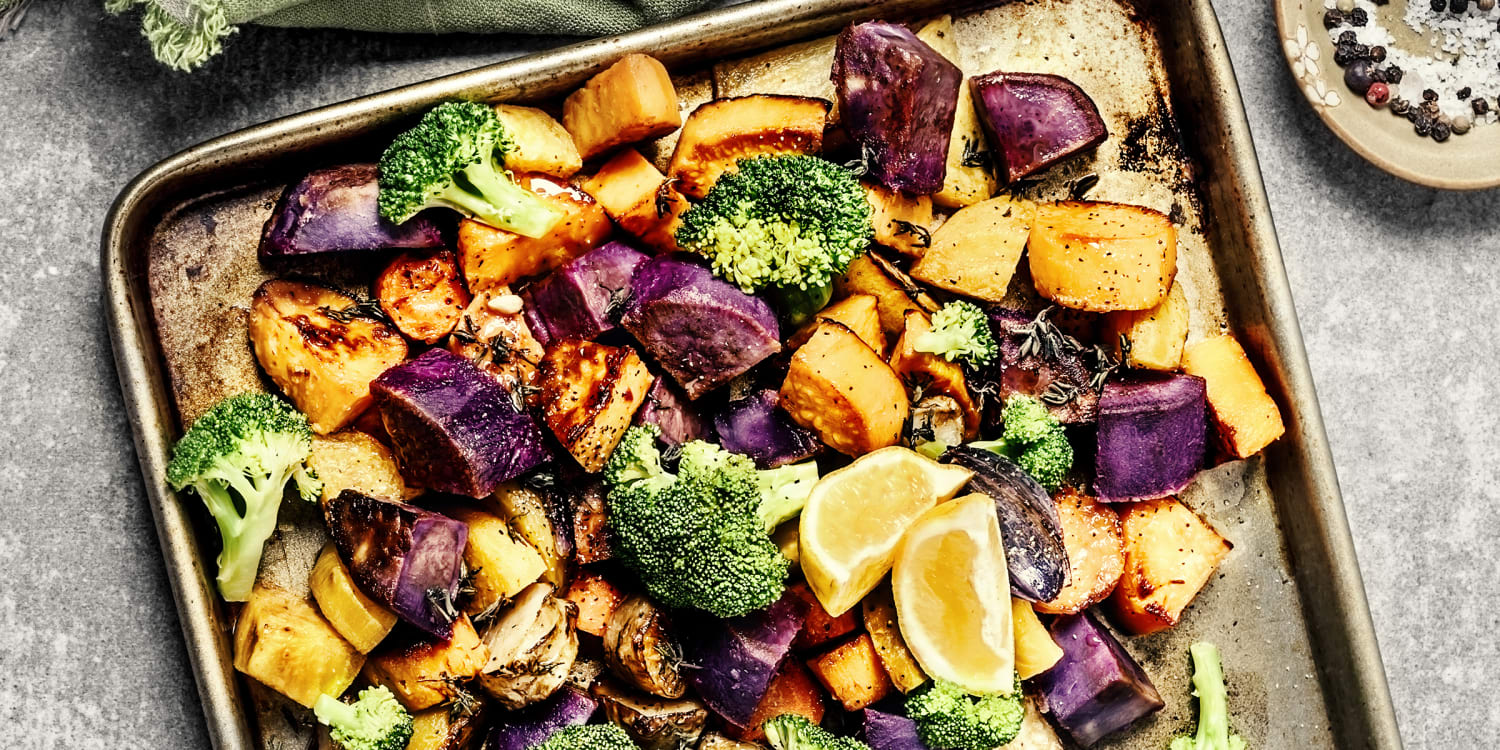 Roasted Vegetables, Beef and Broccoli Recipe