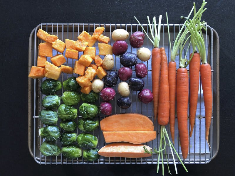 vegetable roasting tray
