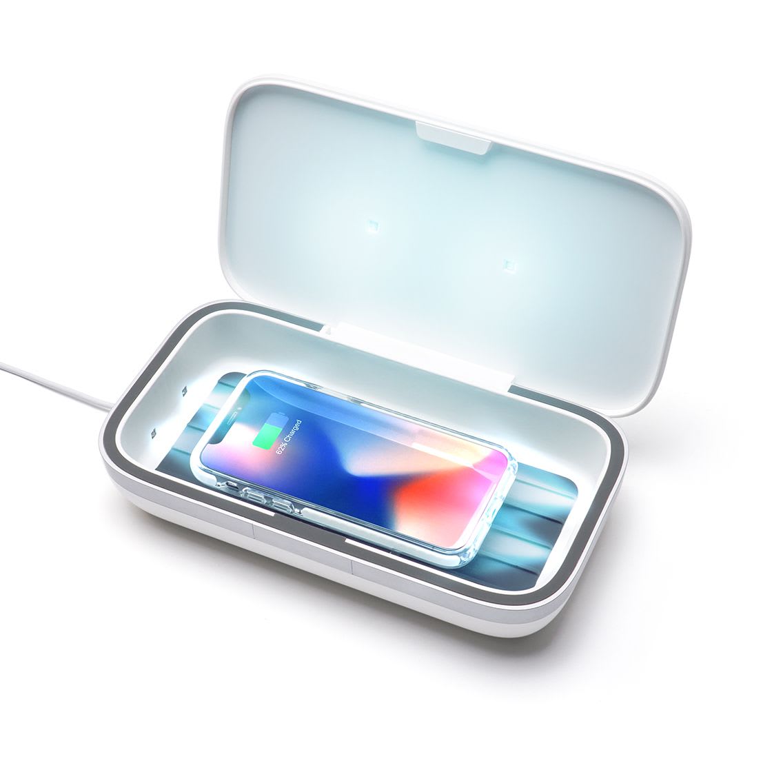 Szseven Smart Phone Sanitizer UV Lights-UVC270nm Mini Porte-clés Bagage extérieur Lampe de désinfection Non Toxique 4 Couleurs 