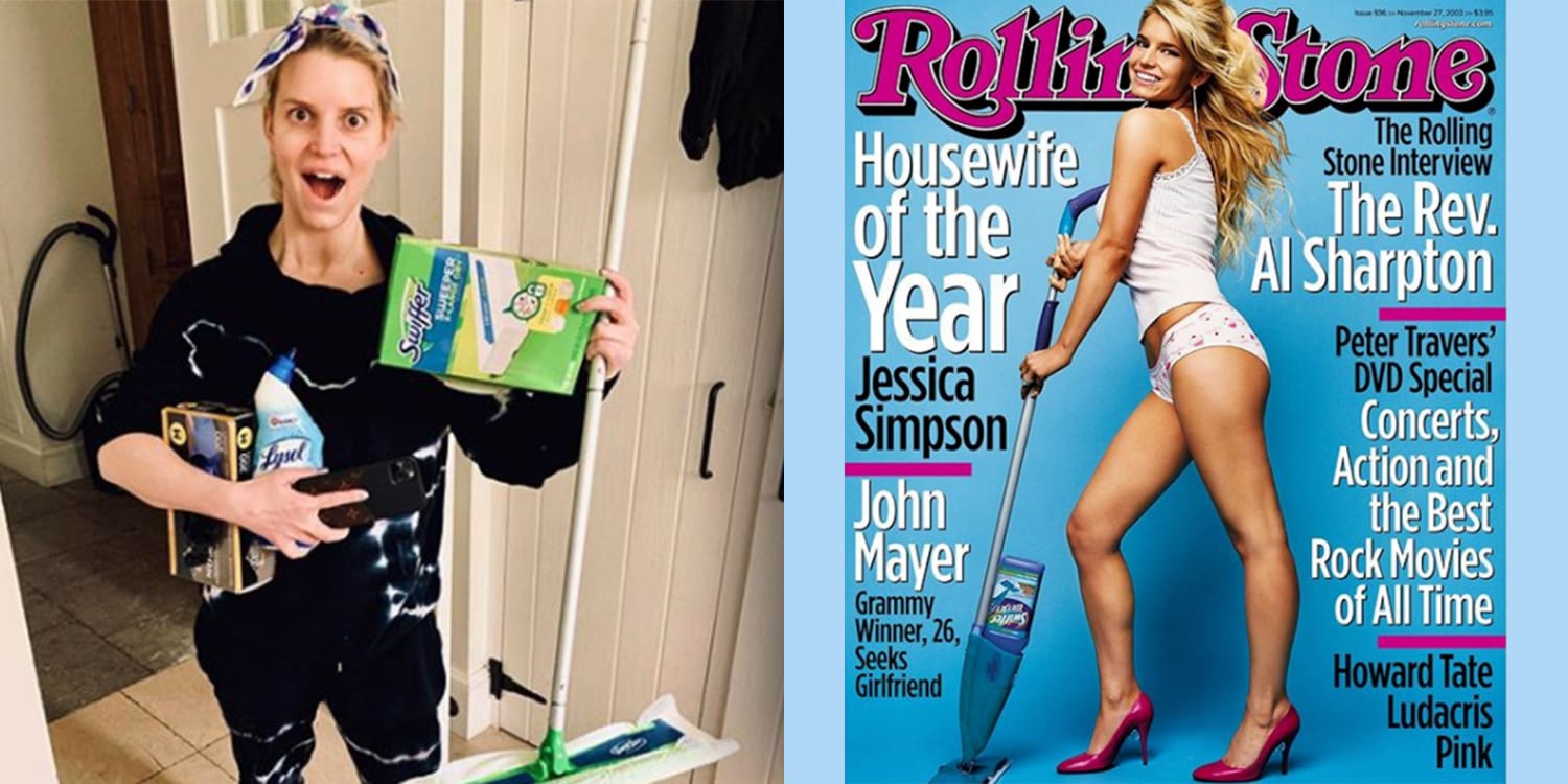 Jessica Simpson pokes fun at 2003 Rolling Stone magazine cover