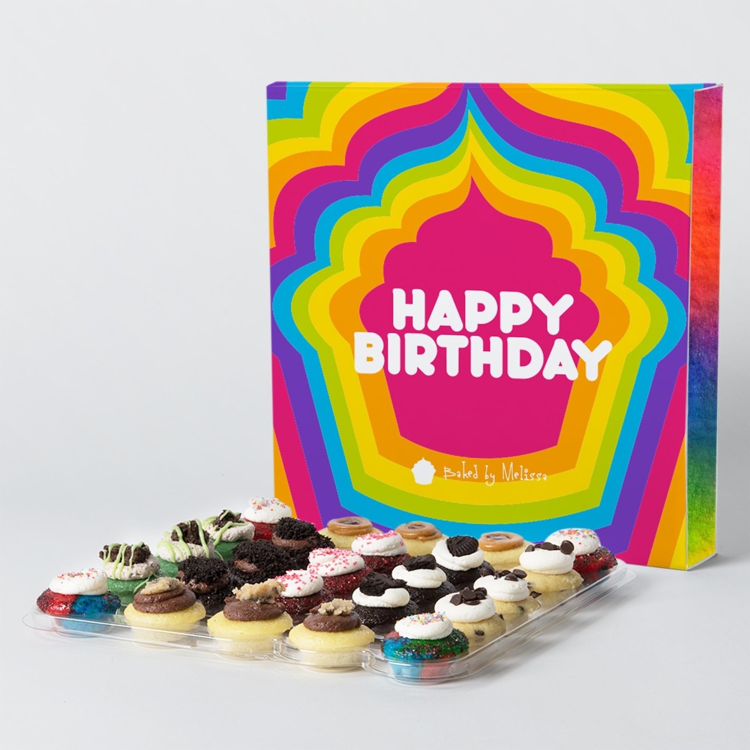 Happy Birthday Melisa Mini Heart Tin Gift Present For Melisa WIth Chocolates 