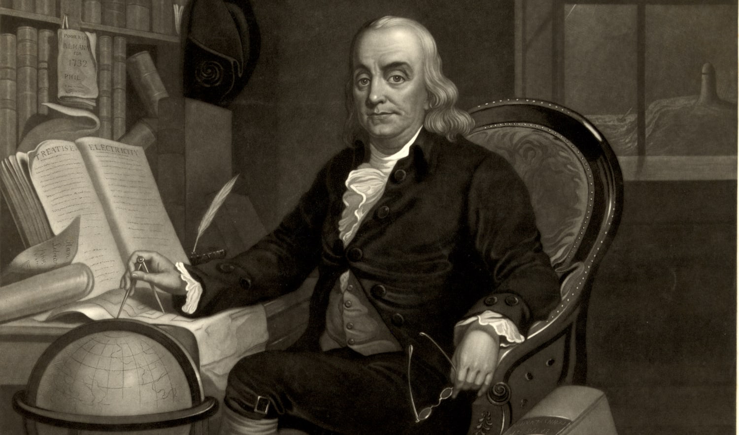 Benjamin Franklin's coronavirus advice would have been to socially