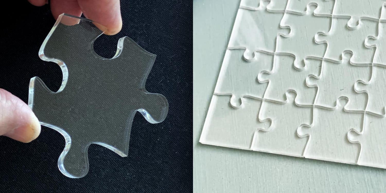 rib University student threat acrylic puzzle pieces navigation dessert