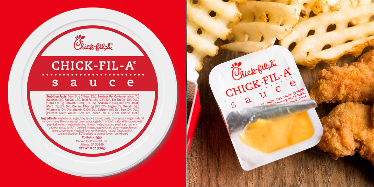 Chick-fil-A is selling bottles of 2 dipping sauces.