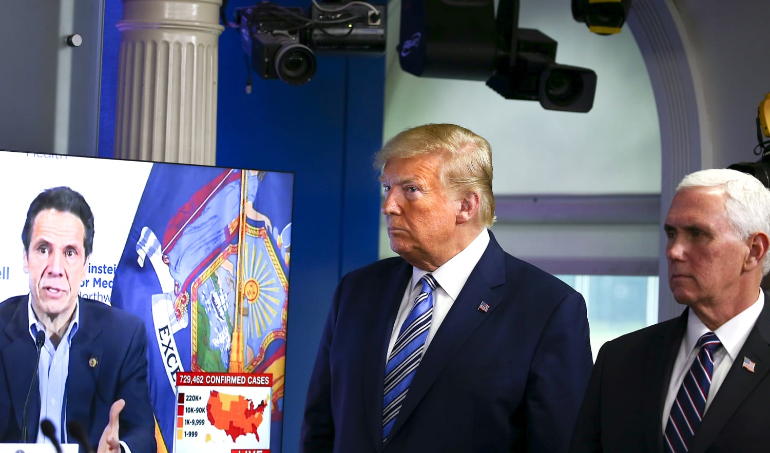 Trump and Cuomo, occasionally combative, hold 'productive' meeting on  coronavirus