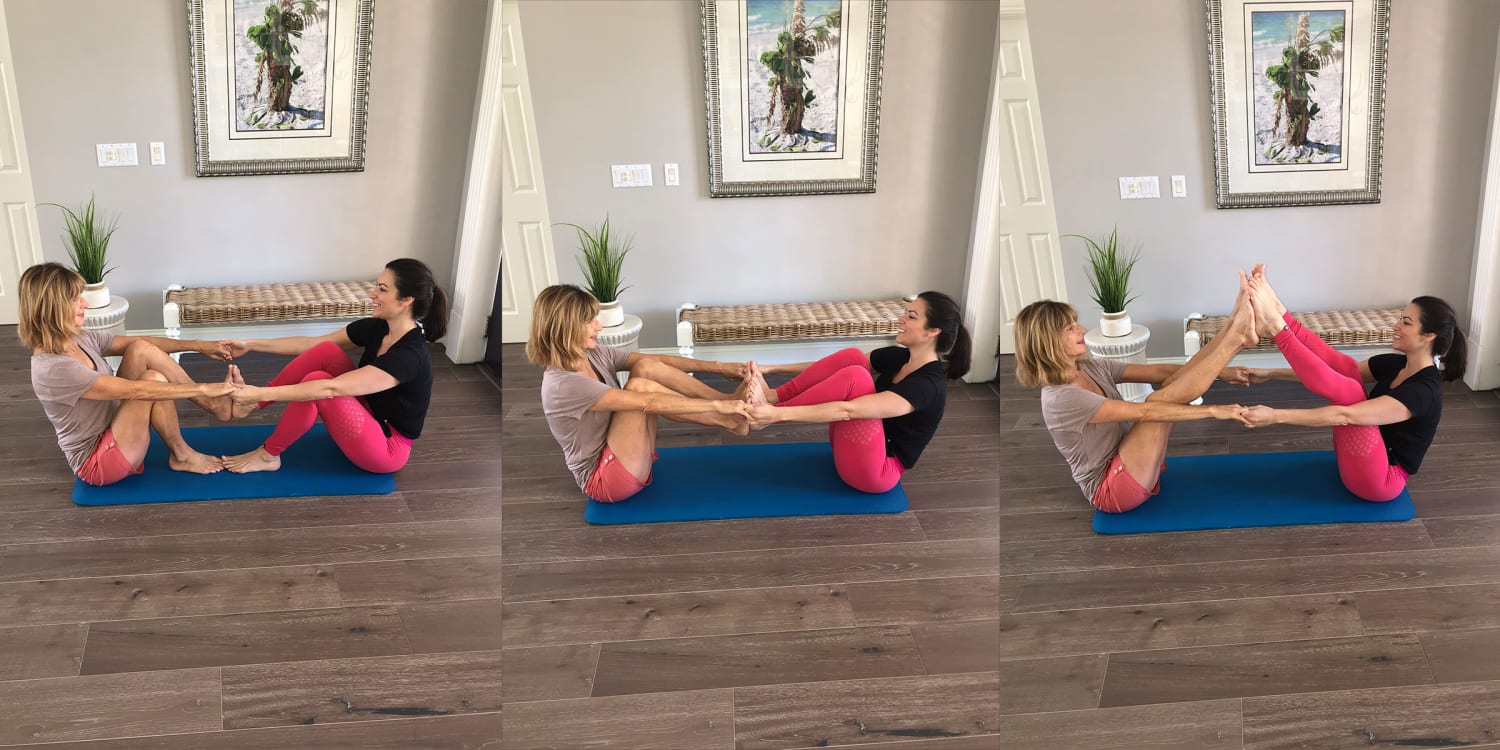 two people yoga poses for kids