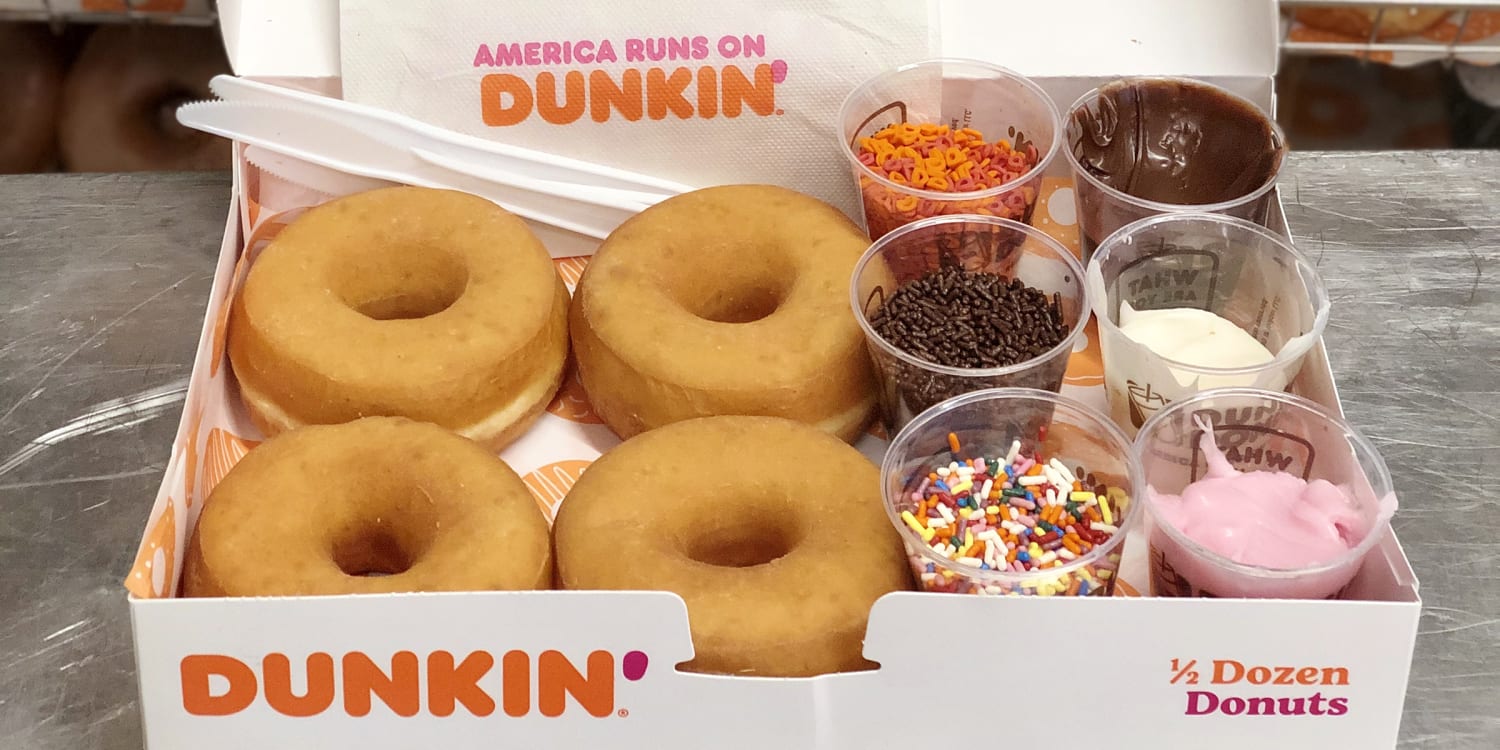 Dunkin Is Now Selling Plain Doughnuts You Can Decorate At Home