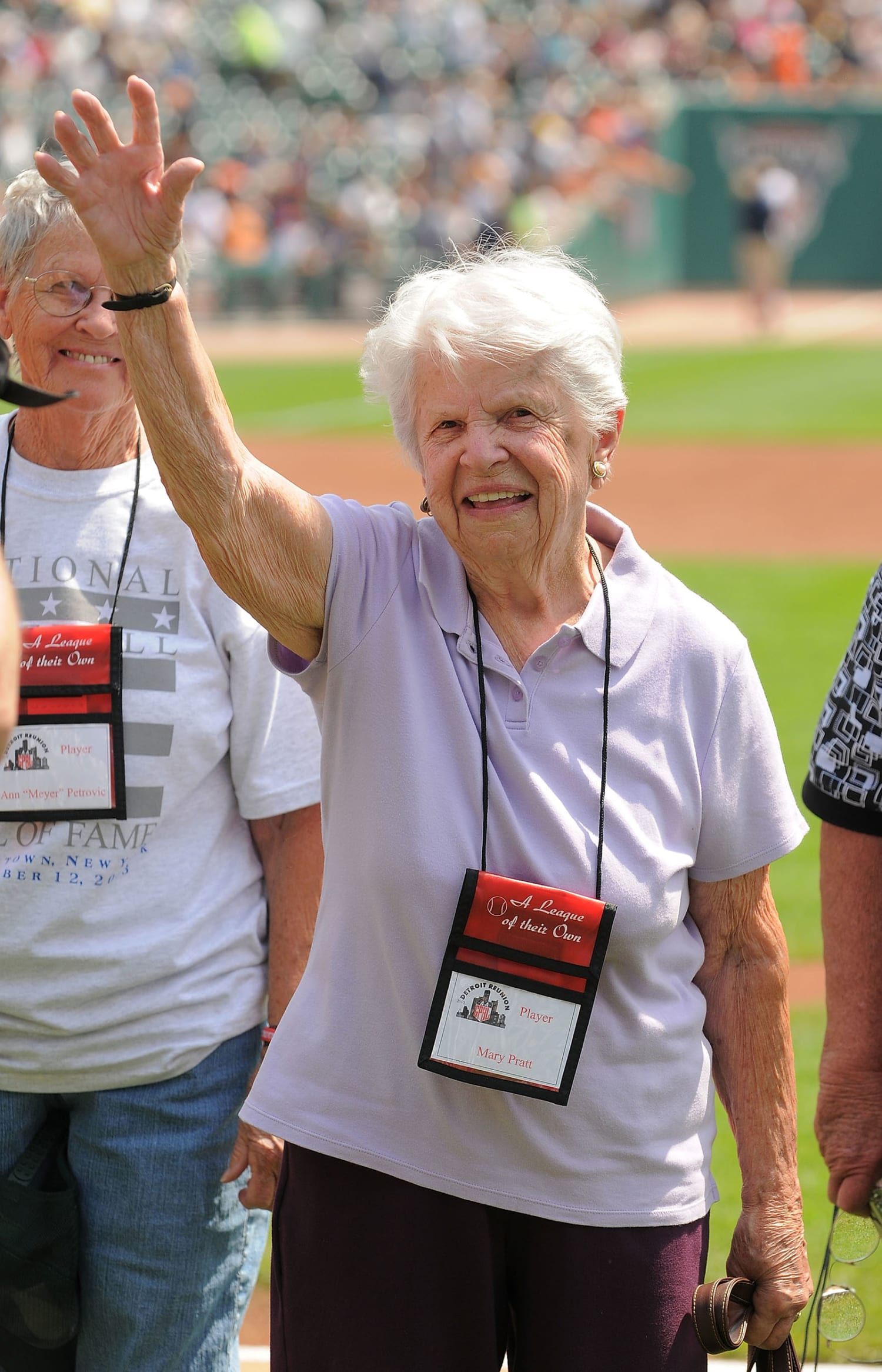 Last surviving member of original Rockford Peaches, of 'League of