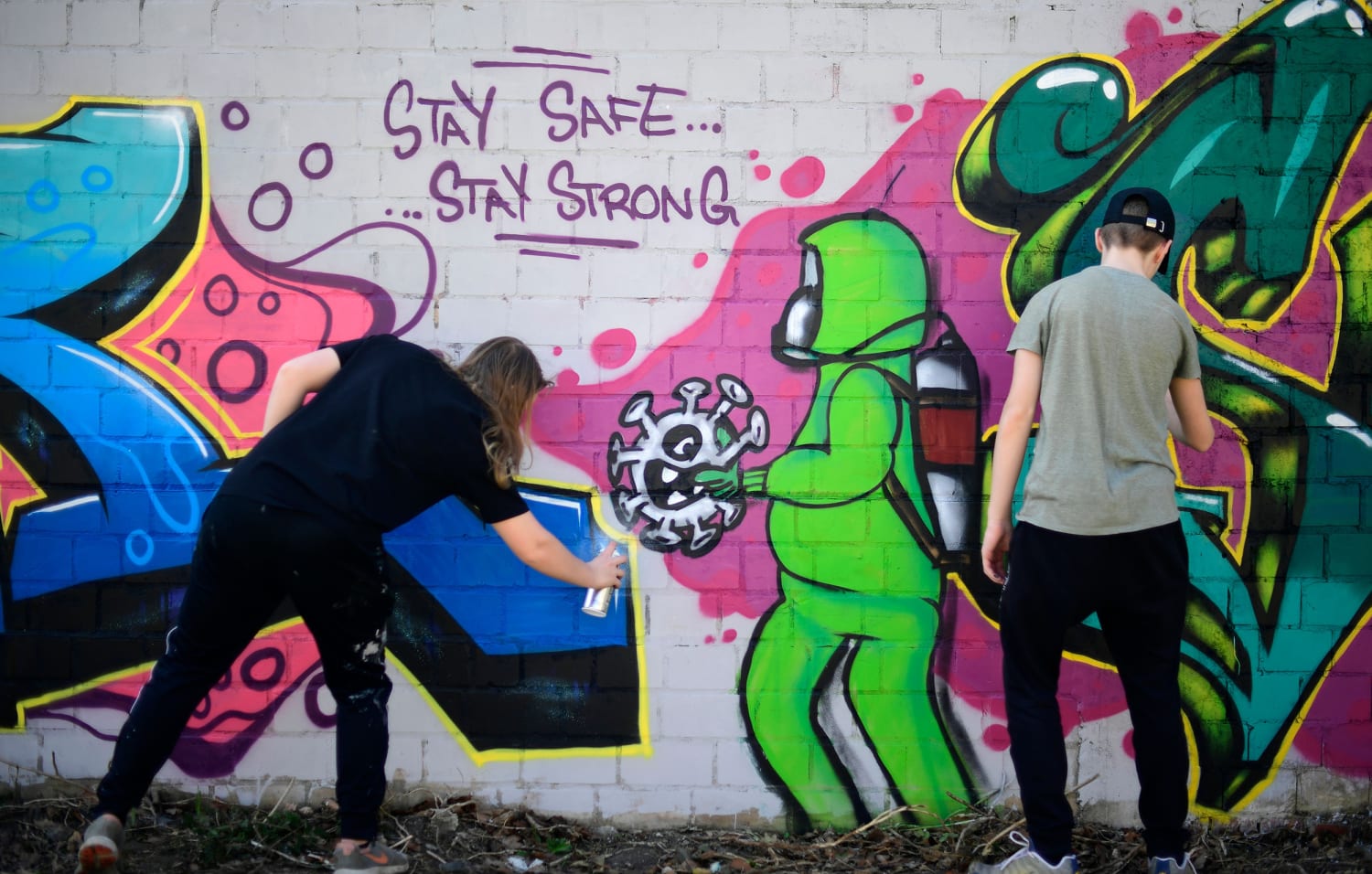 Graffiti Artists Using Closed Cities As Canvases During Pandemic