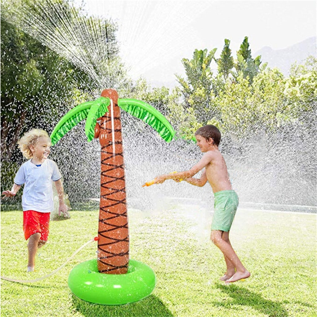 6 Feet Giant Elephant Inflatable Sprinkler DG-Direct Water Sprinkler for Kids Summer Toys Swimming Party Pool Play Sprayer for Toddler Boys Girls Outdoor Yard Lawn Beach-Blue