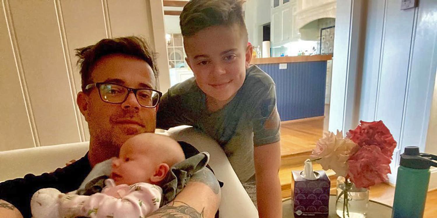 How Carson Daly's baby is helping him with anxiety in quarantine.