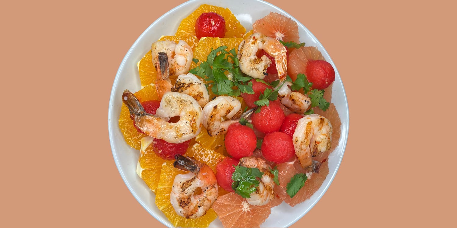 Spicy Citrus Shrimp Salad (So refreshing!) - Lexi's Clean Kitchen