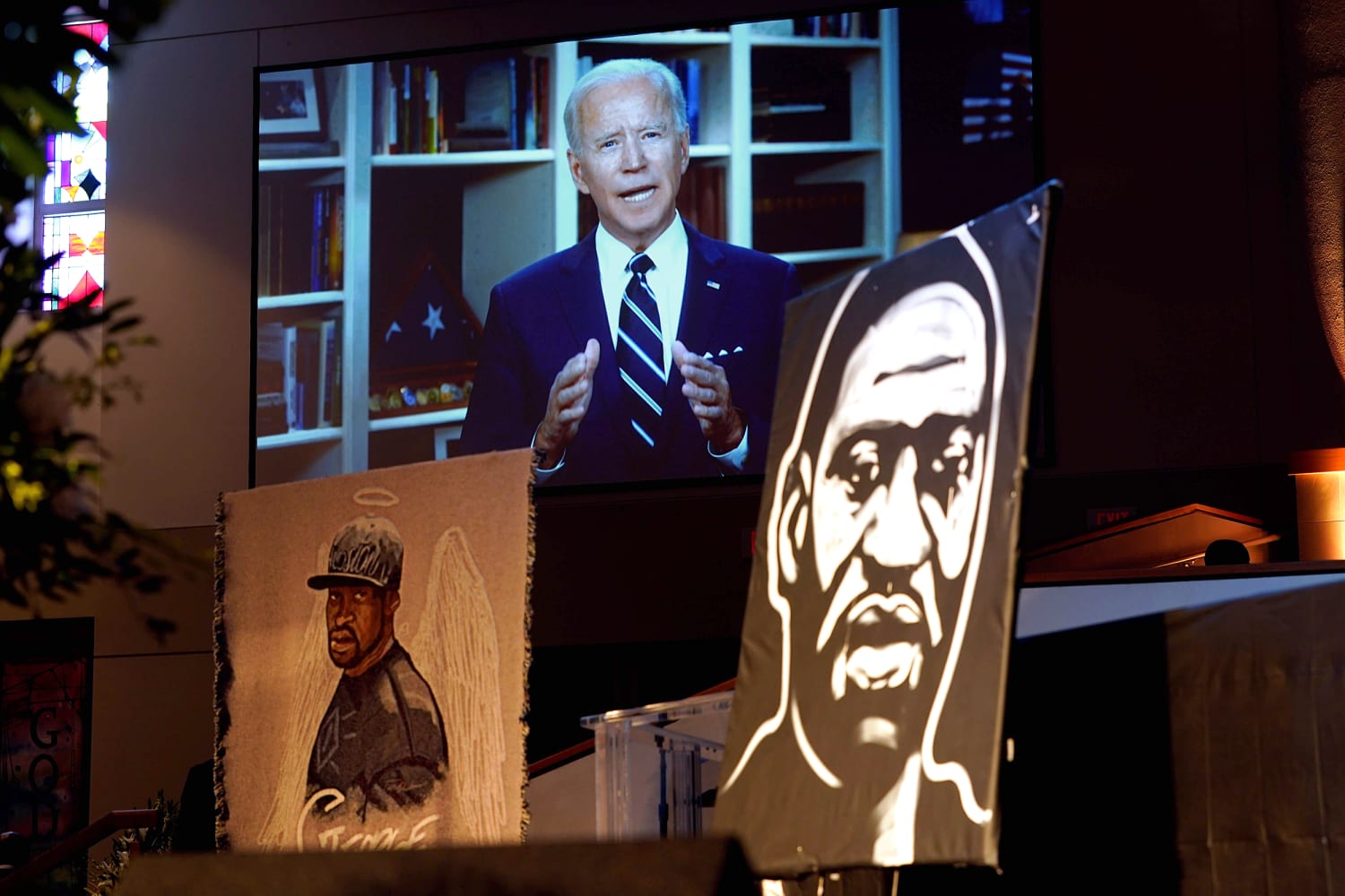 Biden calls for 'racial justice' during emotional George Floyd funeral speech