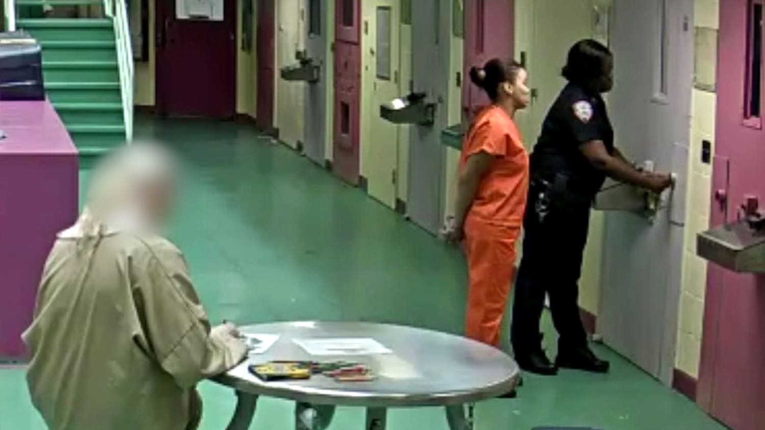 women in jail cells