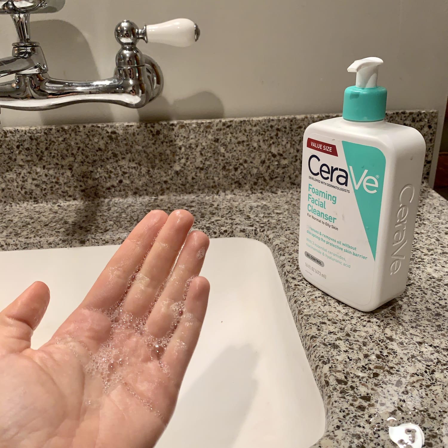 I tried the CeraVe Foaming Cleanser — what I think