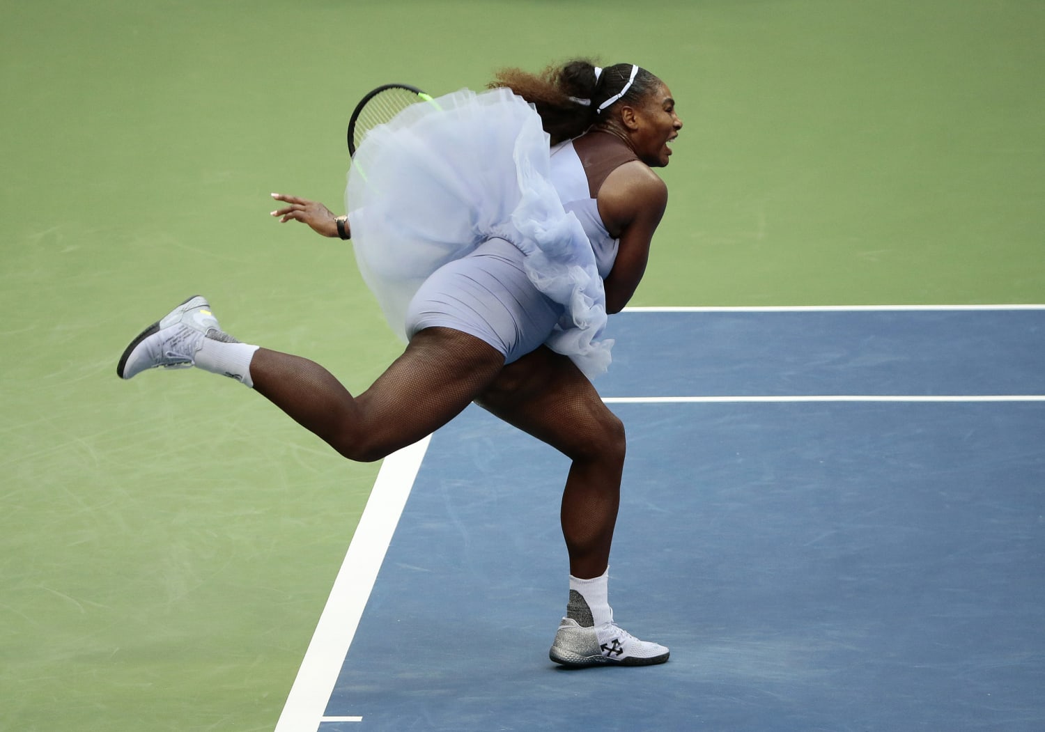 Serena Williams in, fans out at U.S