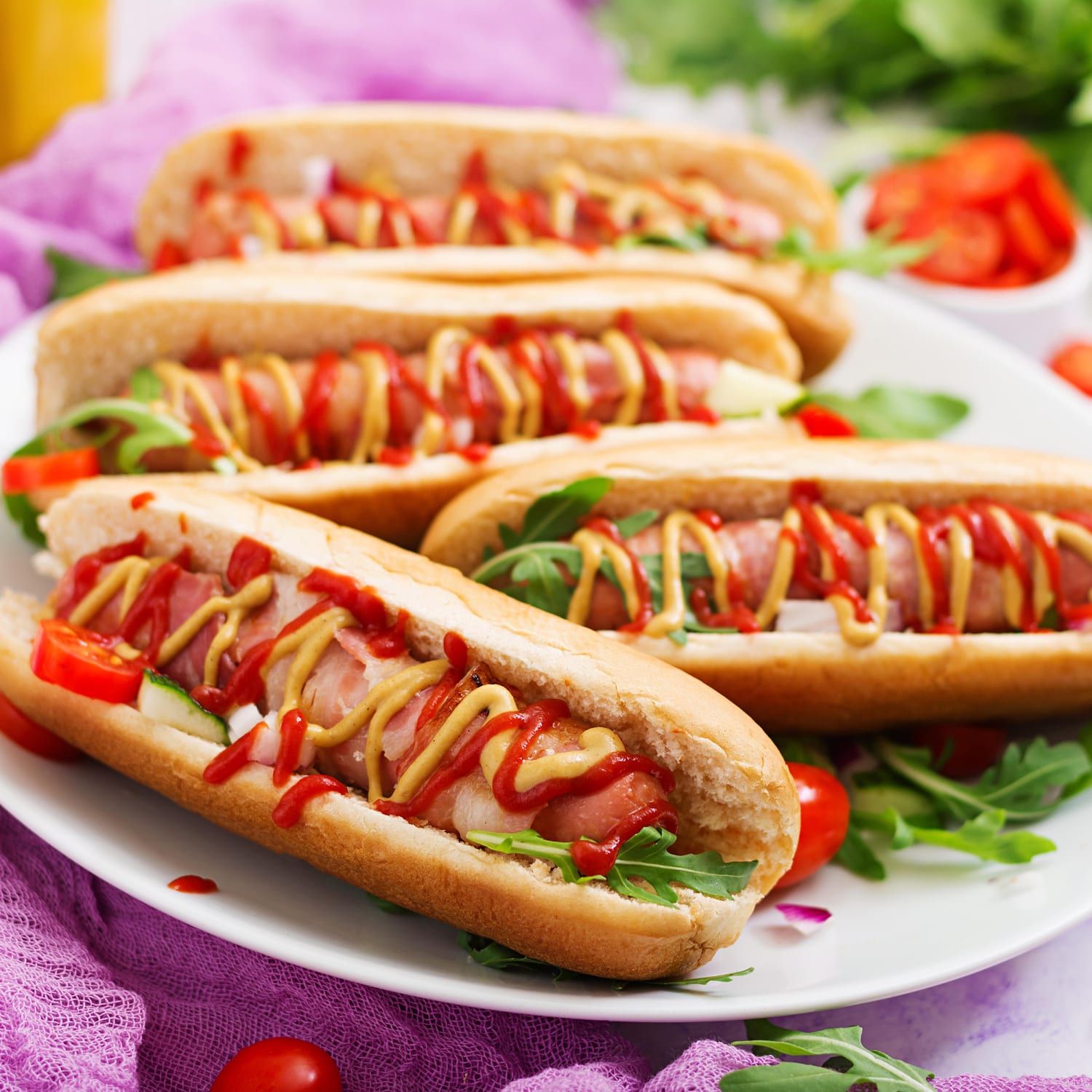 Sunny Anderson's BLT Hot Dogs Recipe