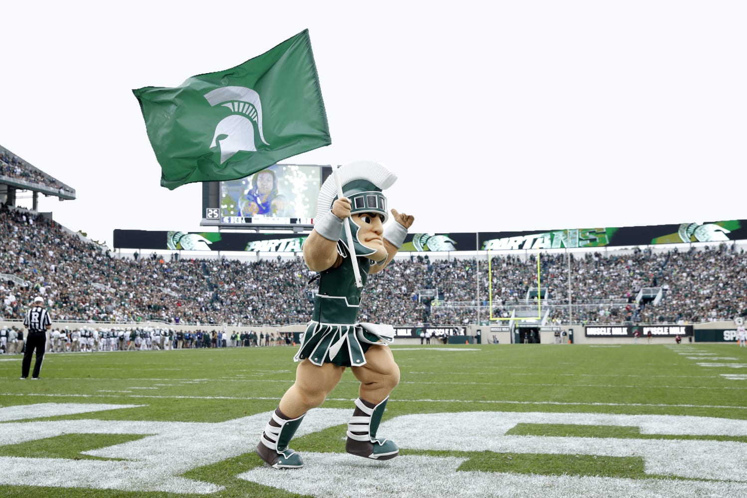 Michigan State football team quarantines after positive tests