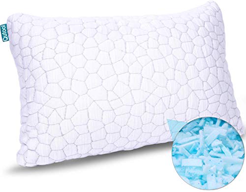 Memory Foam Pillow Adjustable Hypoallergenic Eden Shredded Cooling Gel Infused 