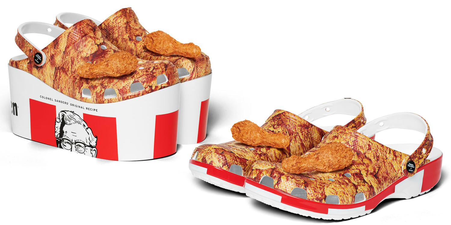 smeltet Paradoks Velsigne Crocs just released KFC clogs – and they actually smell like chicken