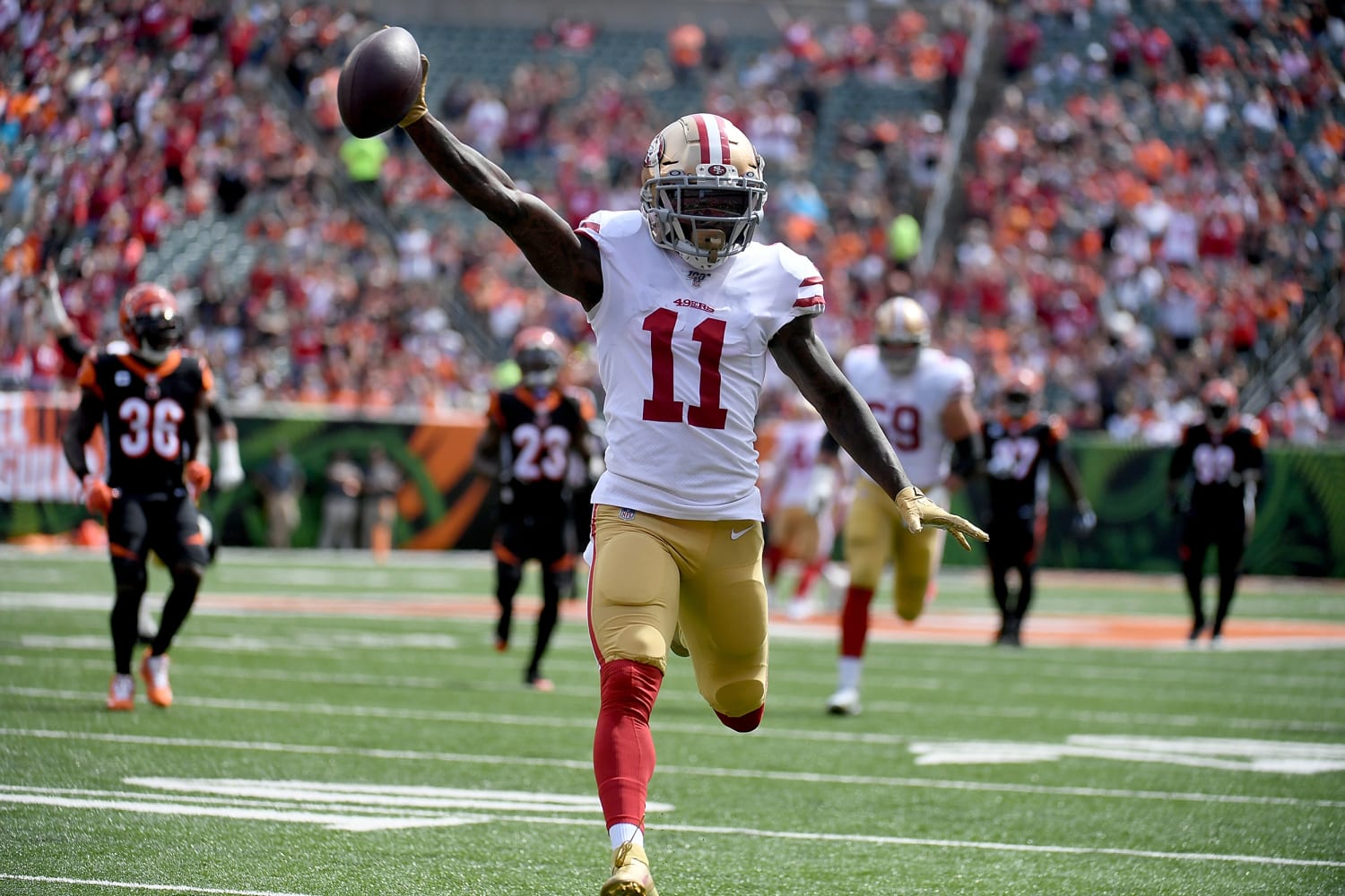 49ers Coach: Marquise Goodwin Insisted On Playing After Son's Death 