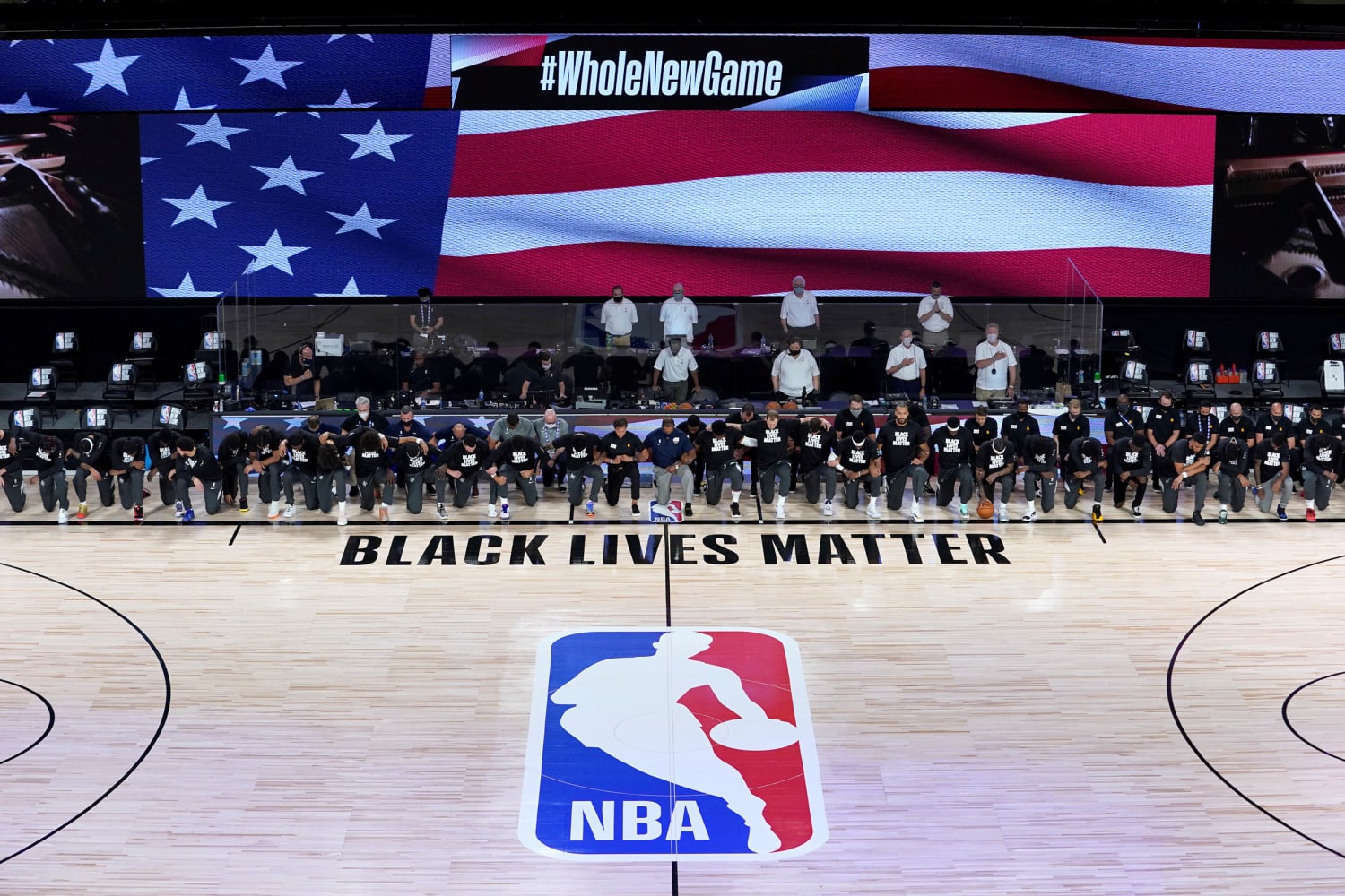 NBA, players agree to 'Black Lives Matter' and other messages to wear on  jerseys