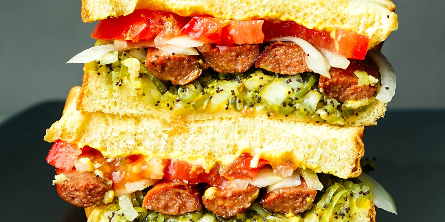Elena Bessers Chicago-Style Hot Dog Sandwich Recipe