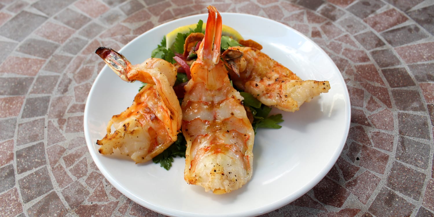 Grilled Jumbo Shrimp - Weekend at the Cottage