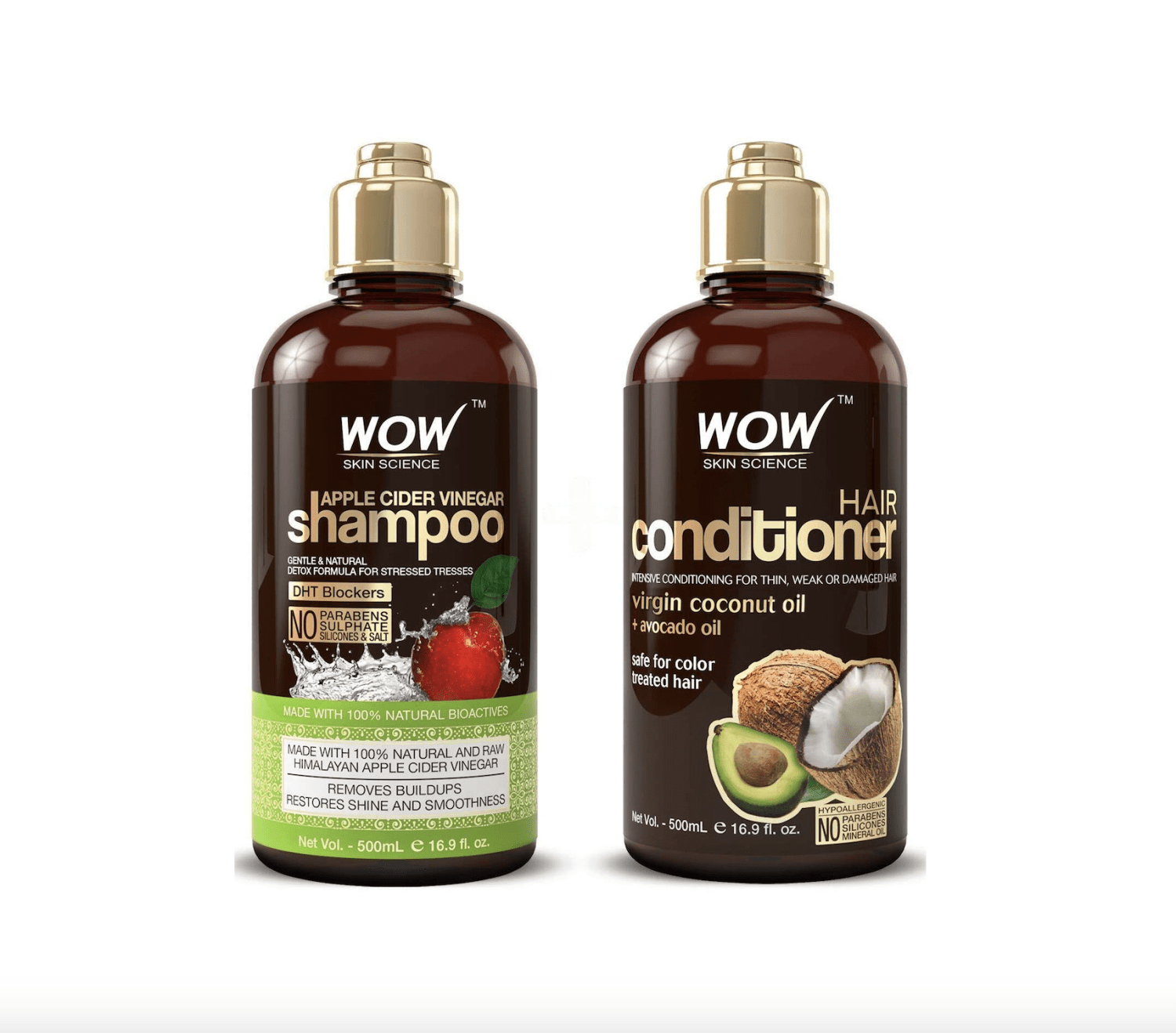 Wow Skin Science apple cider vinegar shampoo is expert-approved