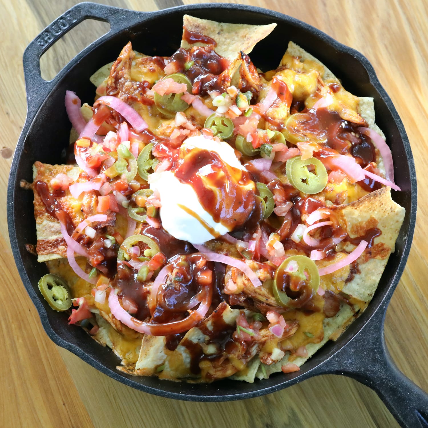 Cast Iron Skillet Nachos - Amee's Savory Dish