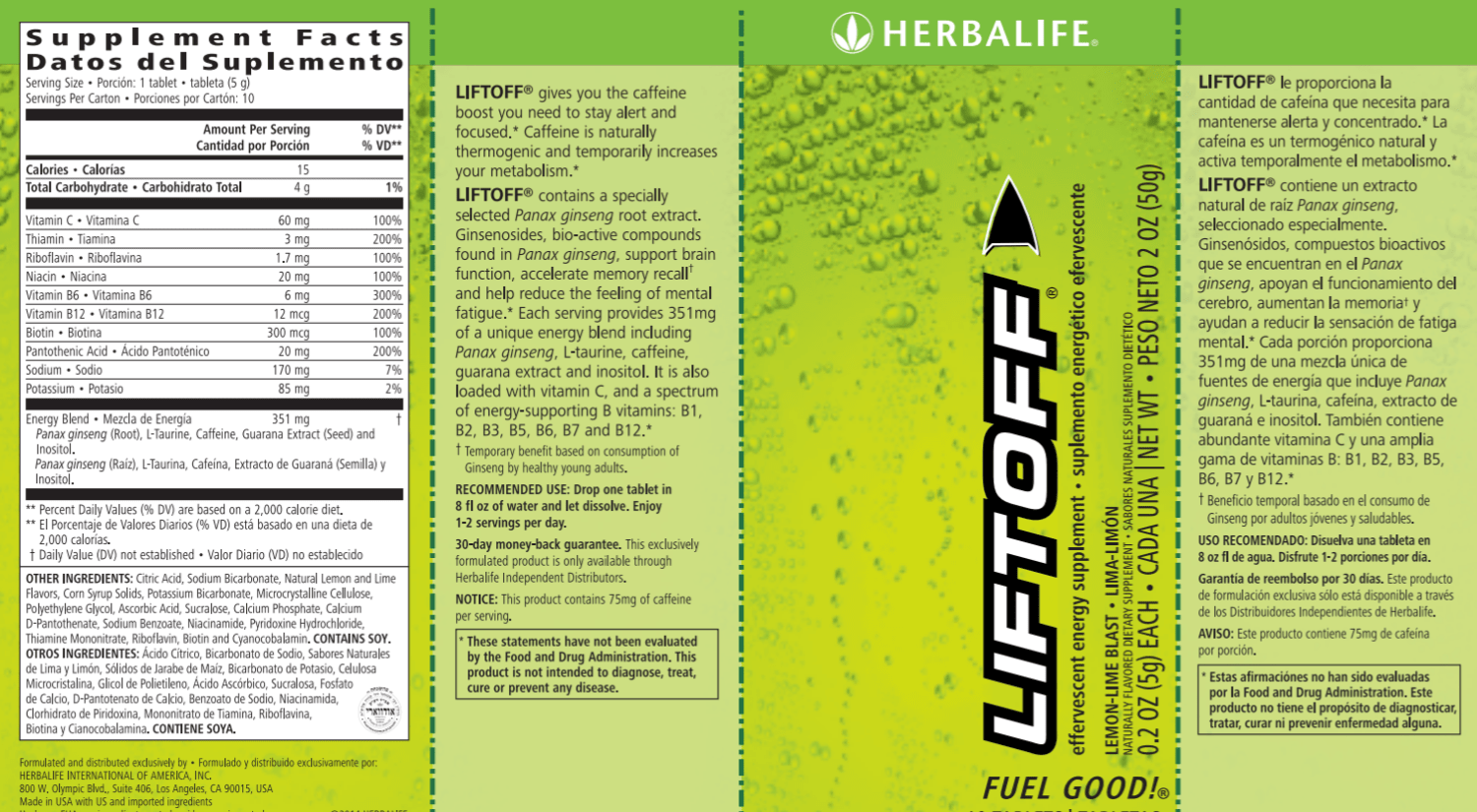 Herbalife Loaded Tea Nutrition Facts Besto Blog
