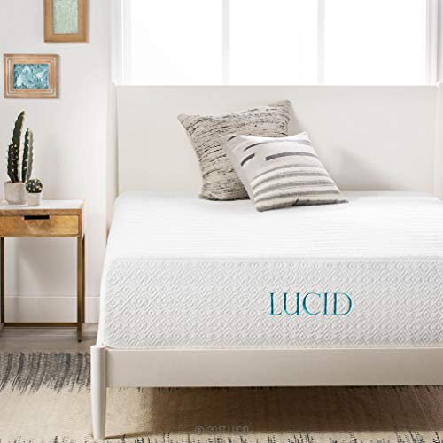 lucid 14 inch plush mattress