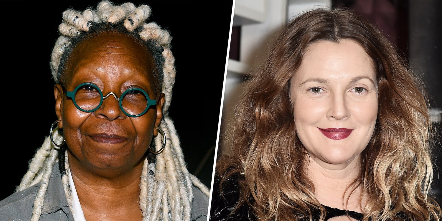 Drew Barrymore Whoopi Goldberg Bond Over Their Past Surprise Weddings