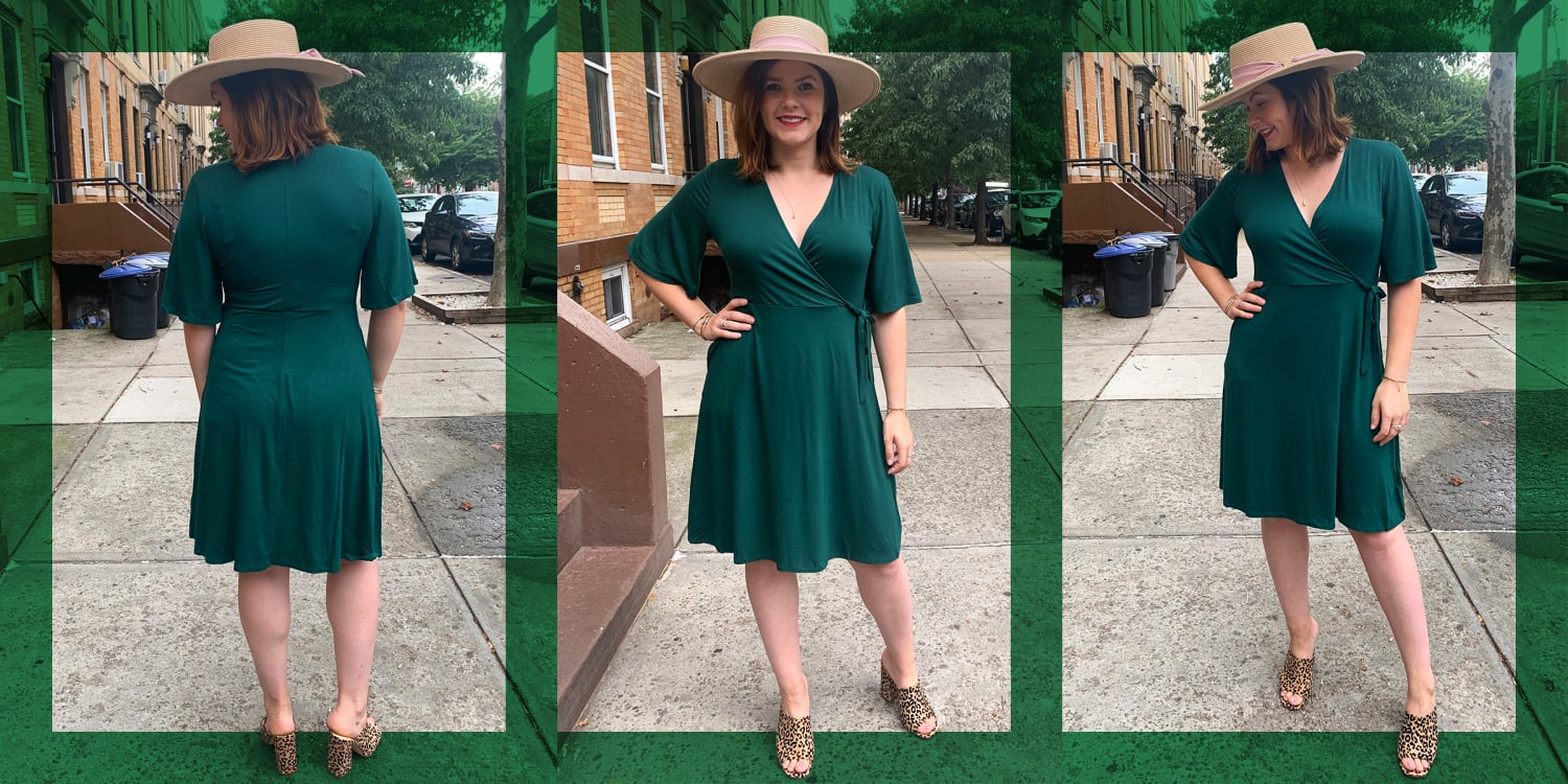 This Amazon wrap dress is my go-to ...