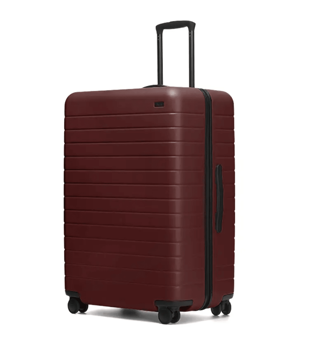 away luggage brick color