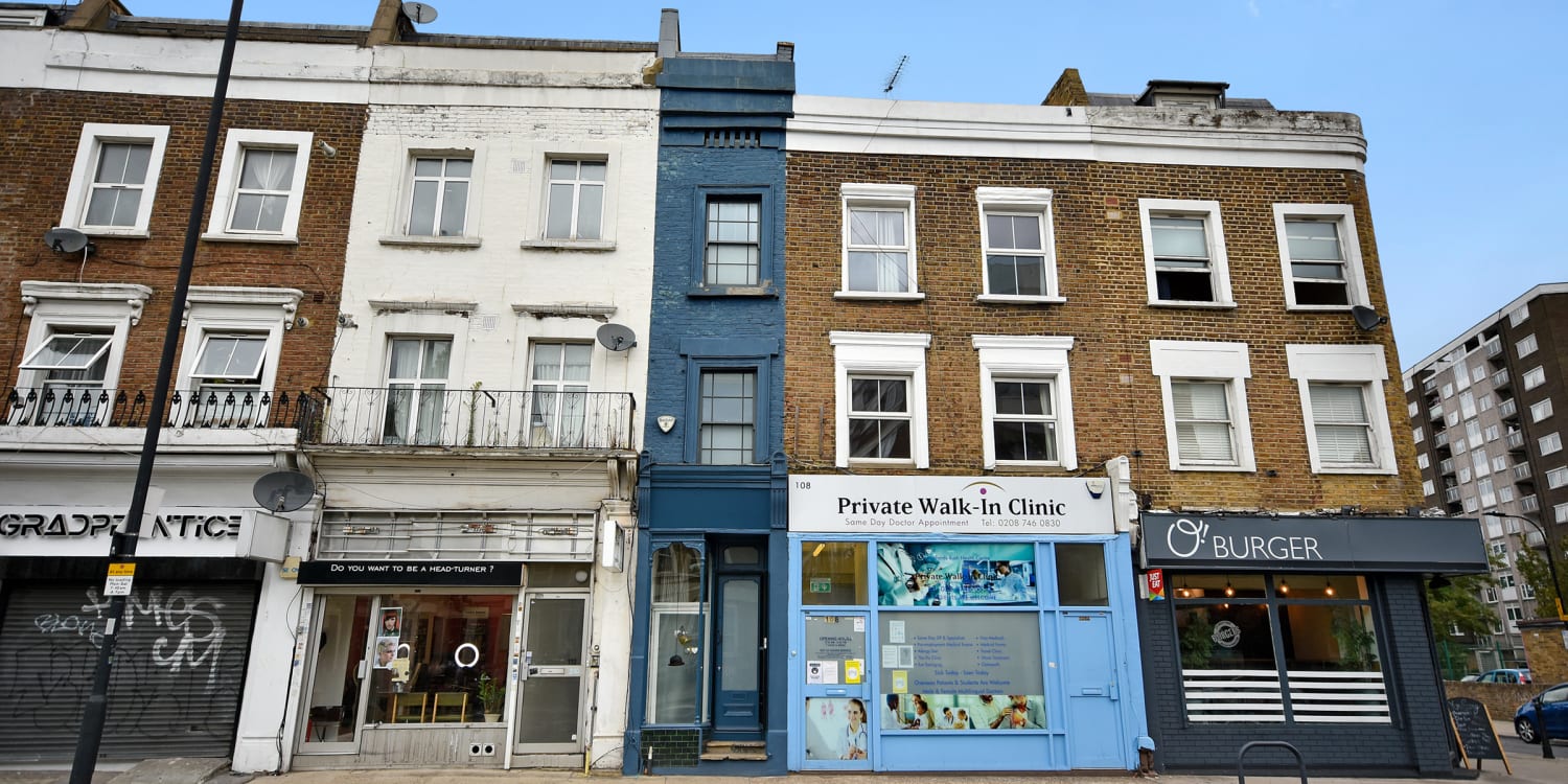 Skinniest House In London Is Only 6 Feet Wide And Up For Sale