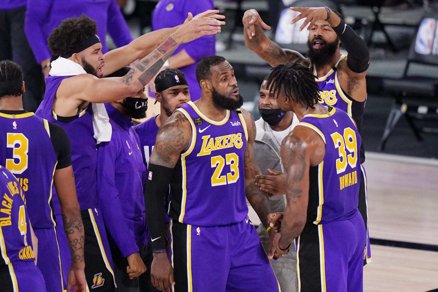 Lakers make conference finals; LeBron James gets his moment - Los