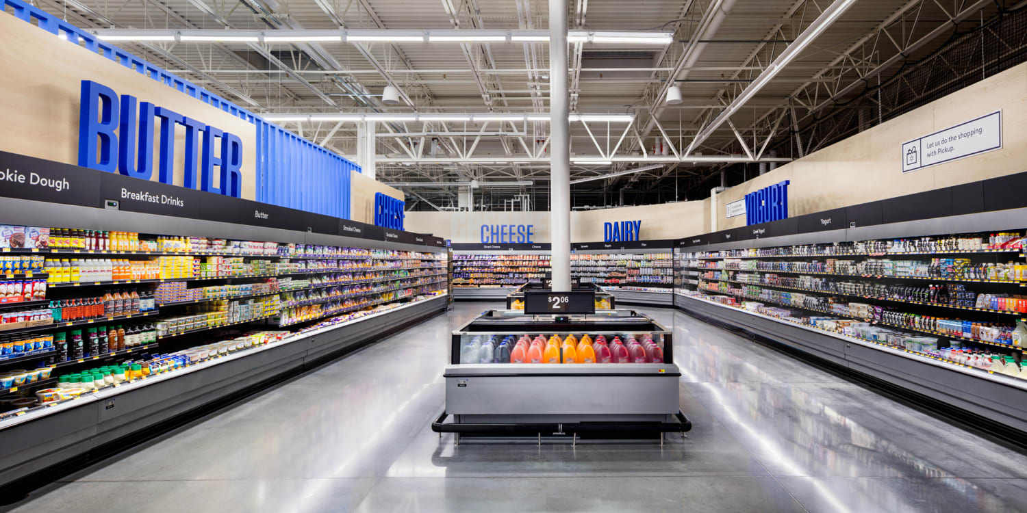 walmart grocery aisle