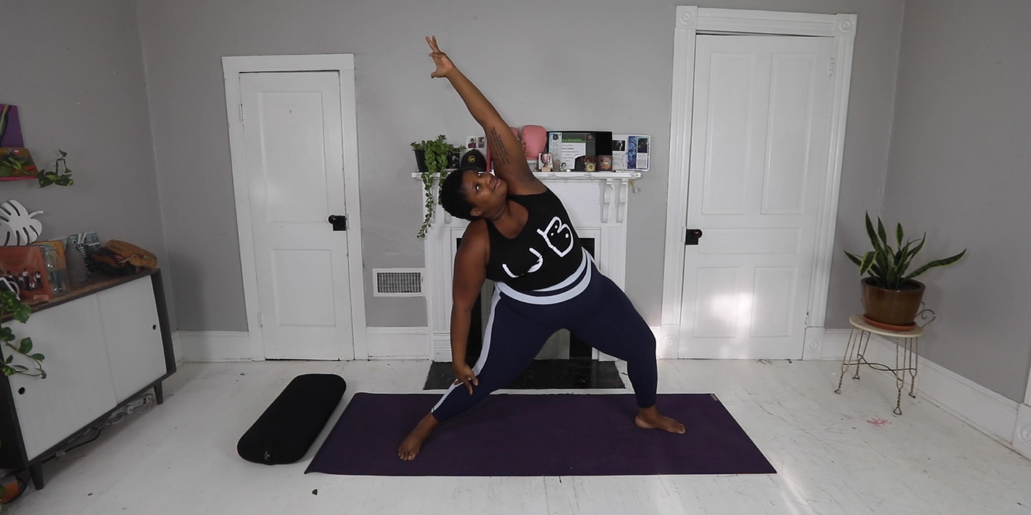 Try this restorative 30-minute yoga class with Jessamyn Stanley