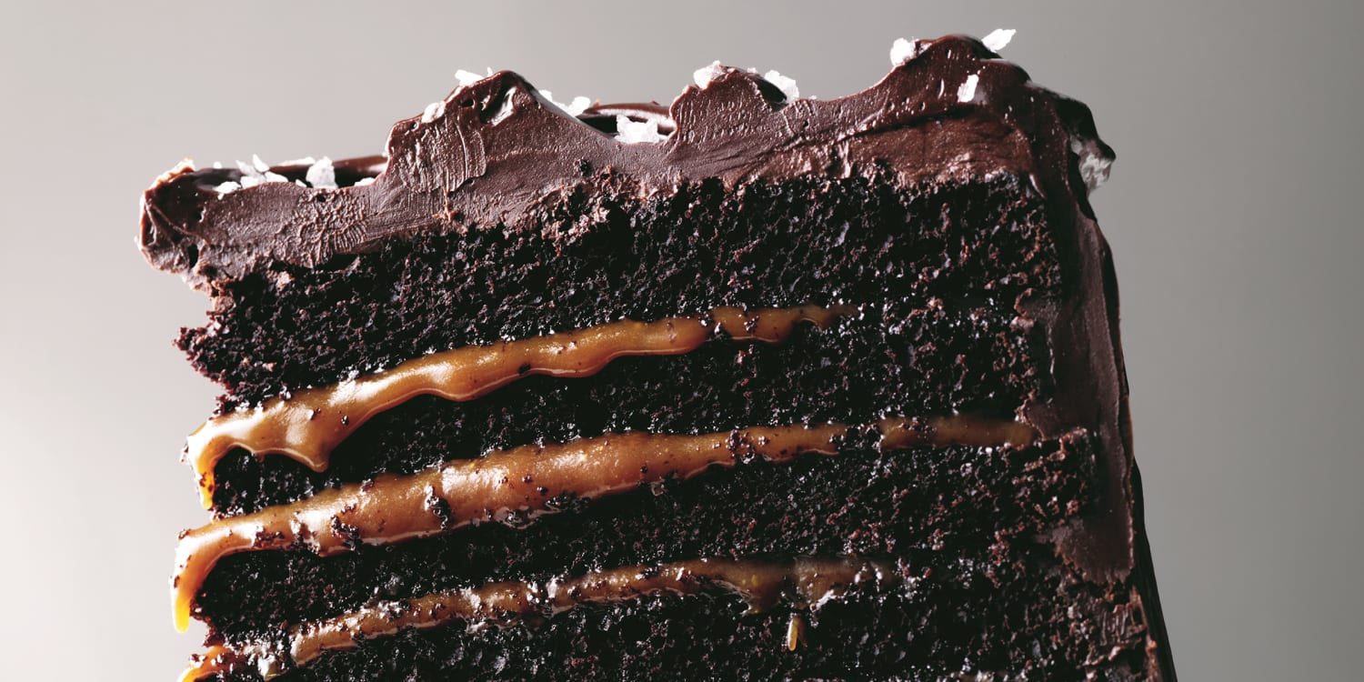Martha Stewart's Mile High Salted-Caramel Chocolate Cake Recipe