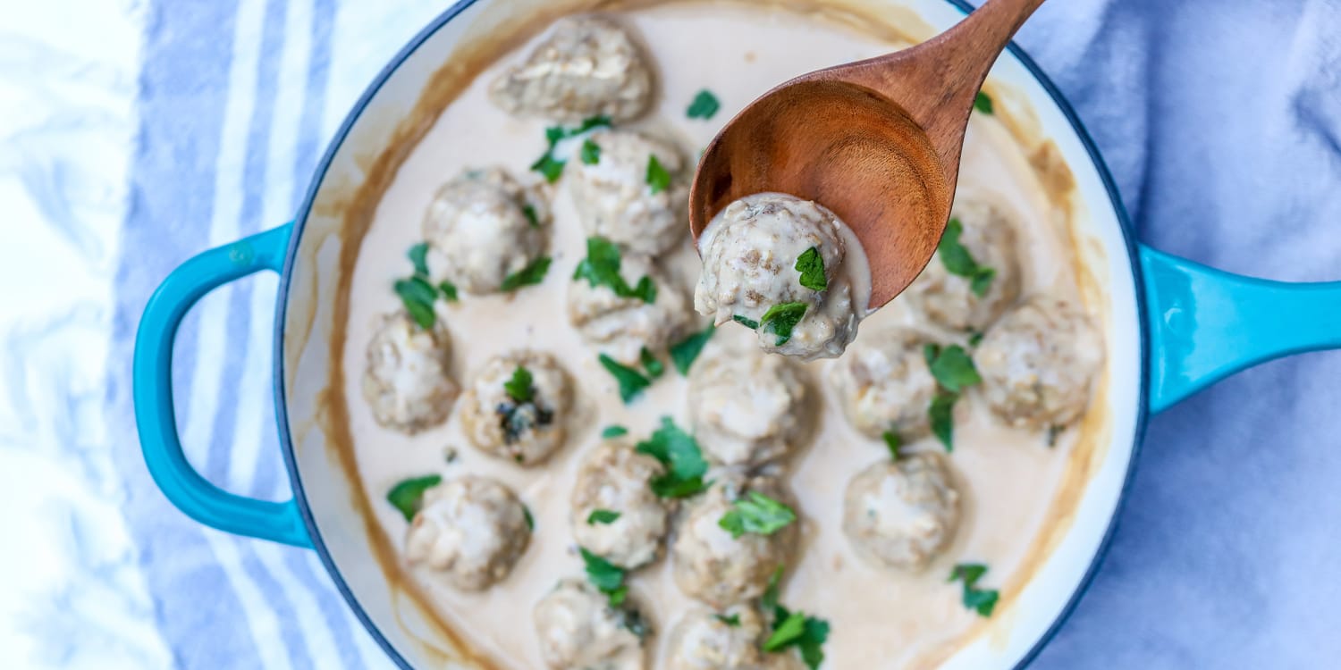 Joy Bauer makes Swedish meatballs healthier with turkey and oats