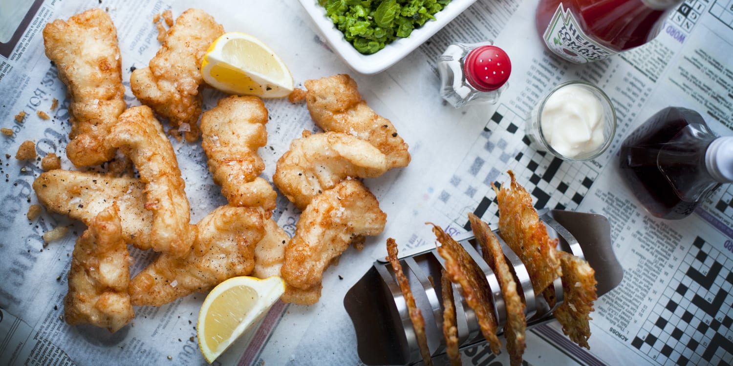 Homemade tempura batter fish and chips recipe